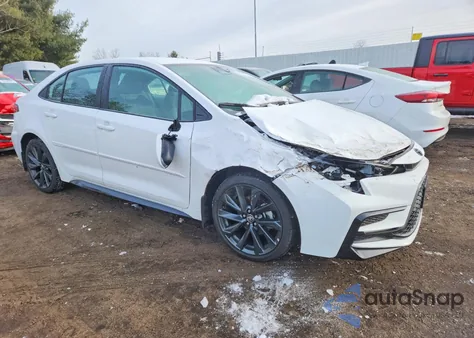 2025 Toyota Corolla Se z USA, uszkodzony, nr VIN 5YFS4MCE7SP245530